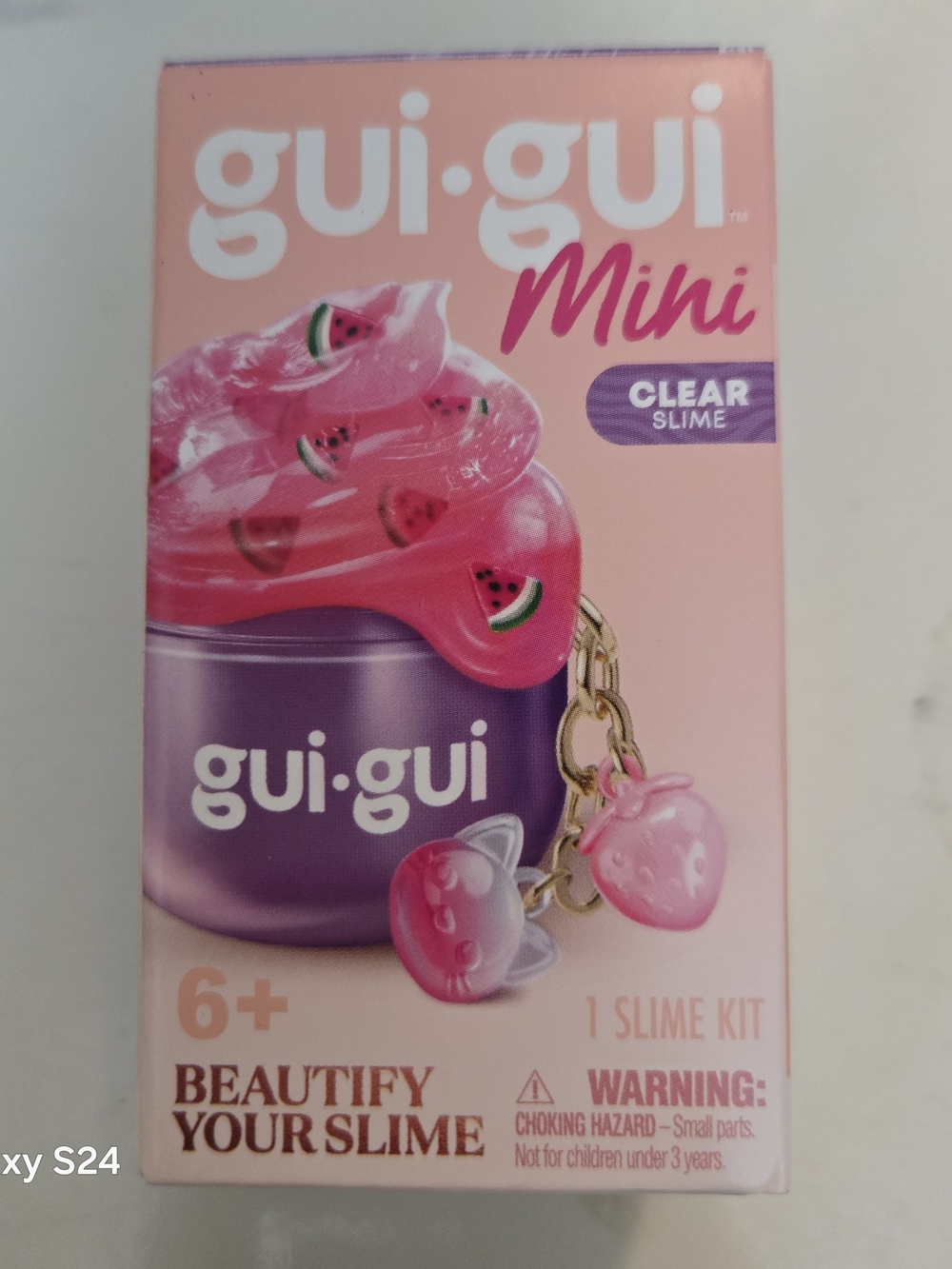 Mini Clear Pink Slime Kit